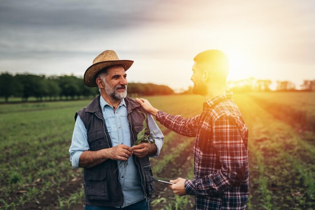 Deux sociétaires d'un groupement coopératif - Réseau Accompagnement Stratégie